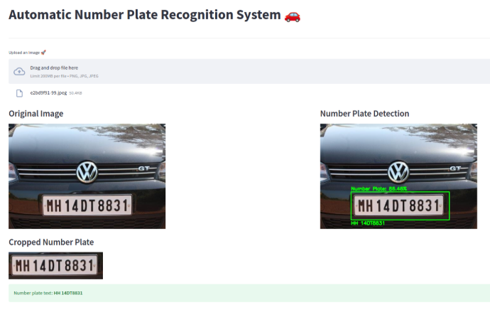Vehicle plate detection